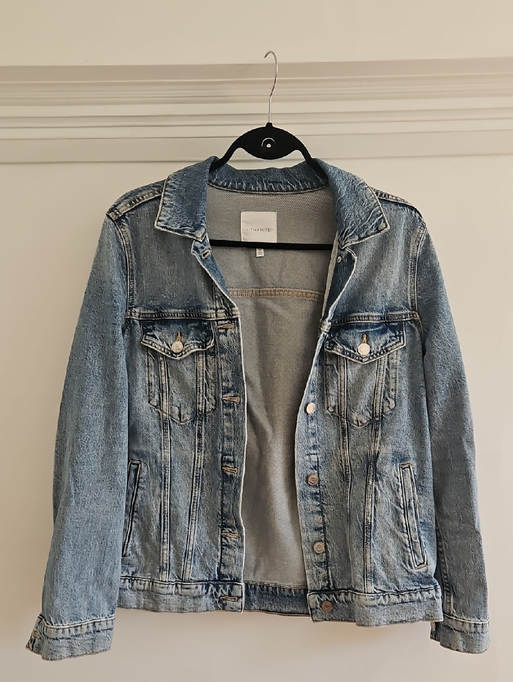 Light Wash Denim Jacket - Classic Jean Jacket - Loose Fit